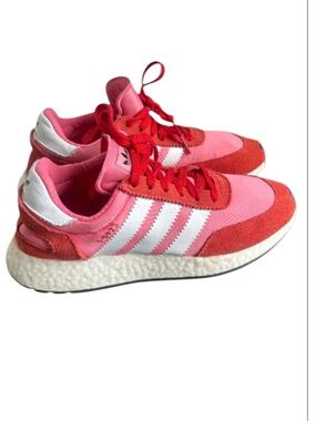 Adidas I-5923 W Chalk Pink White Red Running Sneaker Women's Shoes Size 8.5